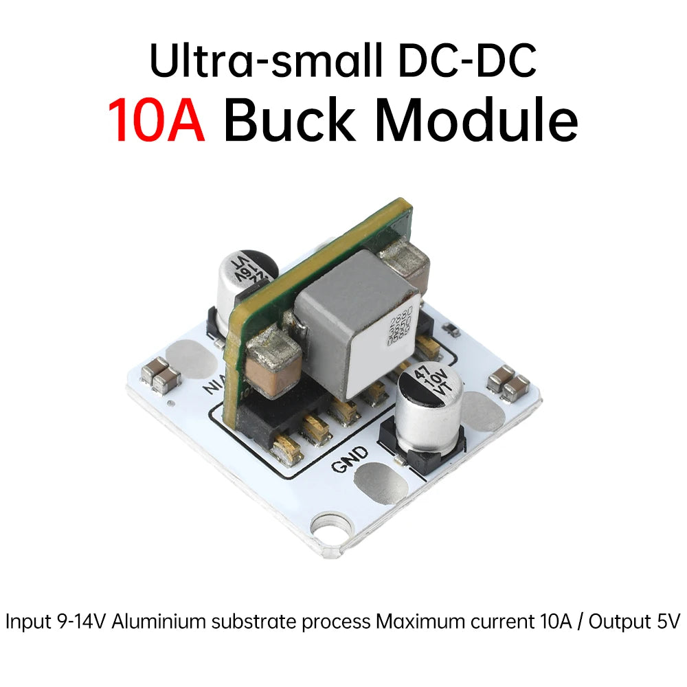 10A Step-Down Converter Module DC-DC Buck Module DC 9-14V to 5V 10A High Power Voltage Regulator with Overload Protection Oasis Select