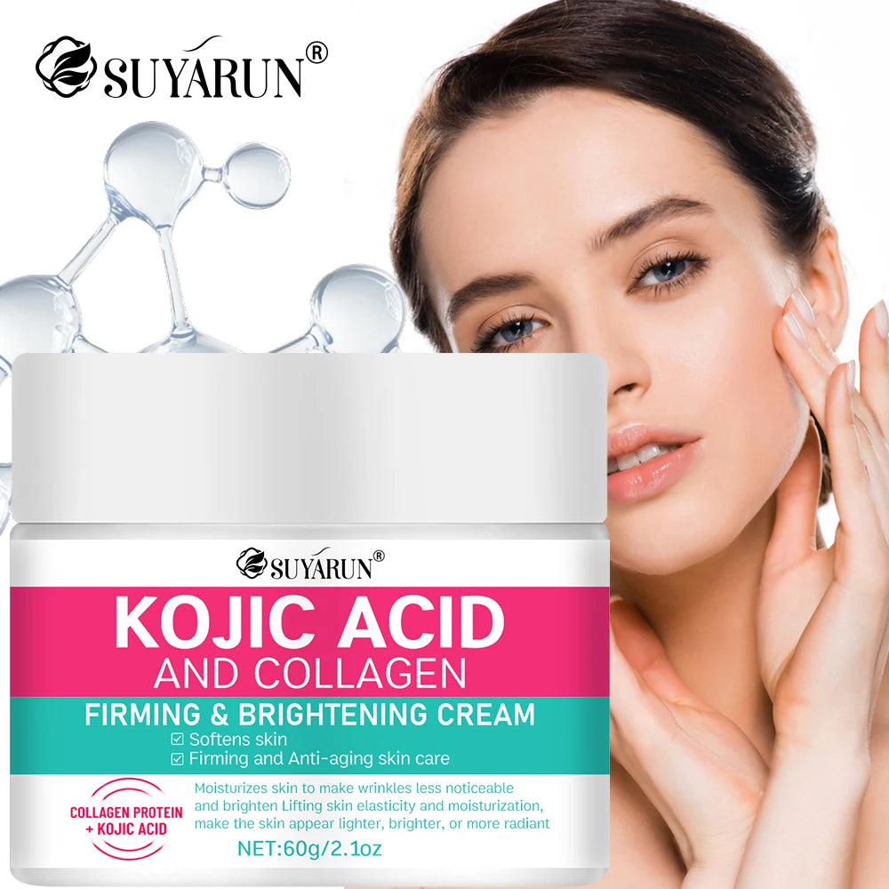SUYARUN Kojic Acid & Collagen Face Cream – Brightening Moisturizer Brightening Face Cream Oasis Select
