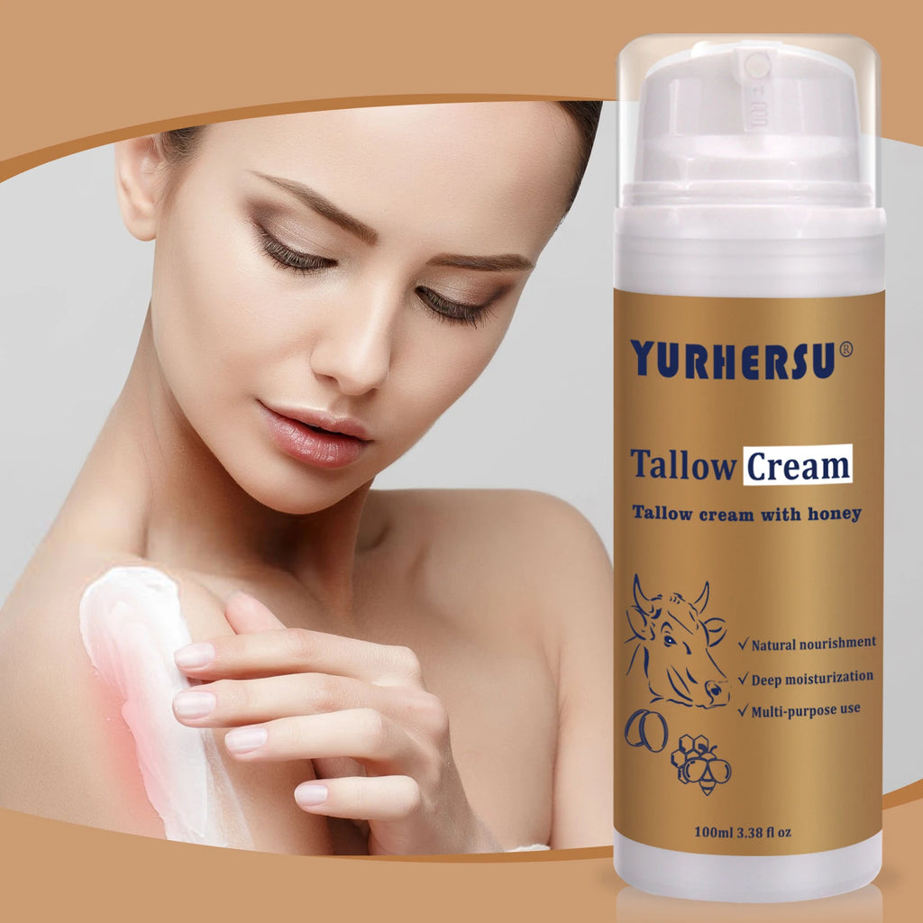 YURHERSU Natural Tallow Essence Face Cream 100ml Tallow Face Cream Oasis Select 100ml