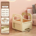 Multi-functional Drawer storage cabinet household living room snacks toys plastic storage box Oasis Select White 28-2A