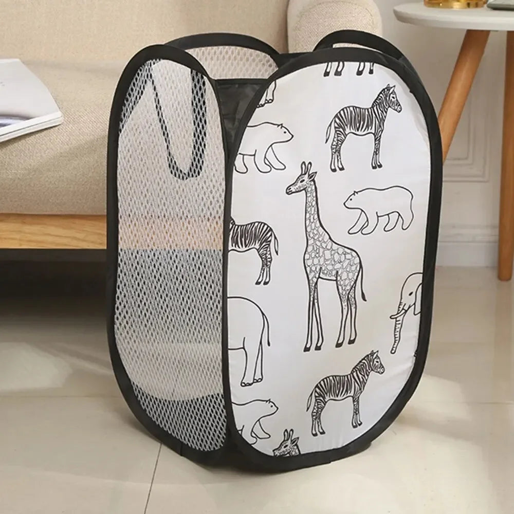Storage Basket Laundry Basket Home Dirty Clothes Basket Organizing Storage Basket Bathroom Dirty Clothes Storage Basket Oasis Select black
