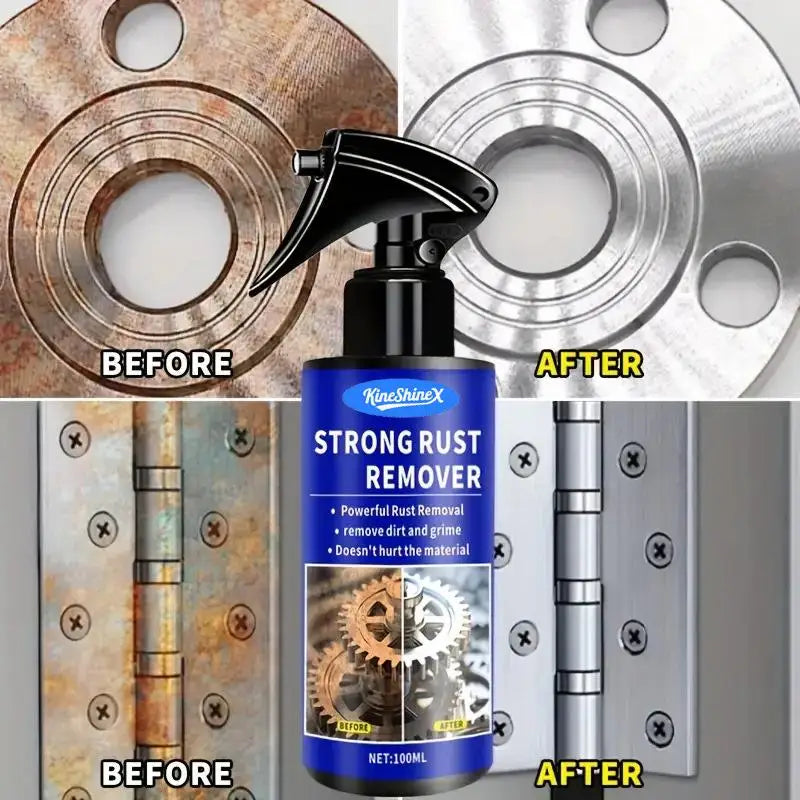 Car Rust Remover Auto Exhaust Pipe Rust Derusting Spray Quickly Car Wheel Hub Care Clean Metal Iron Prowder Stain Removal Agent Oasis Select