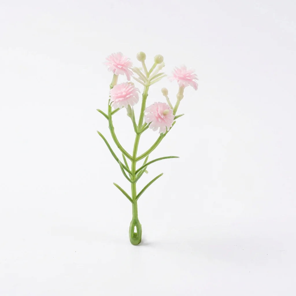 Artificial Flowers Gypsophila 8CM Fake Flowers For Home Decor Wedding Decorations Ornaments Craft Garland Accessories Oasis Select Pink