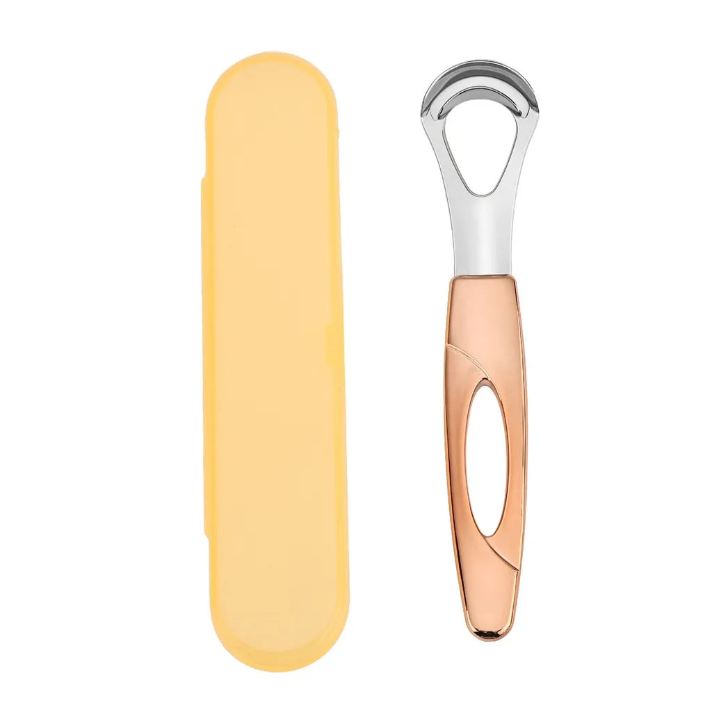 Stainless Steel Tongue Cleaner – Double Scraper, Fresh Breath