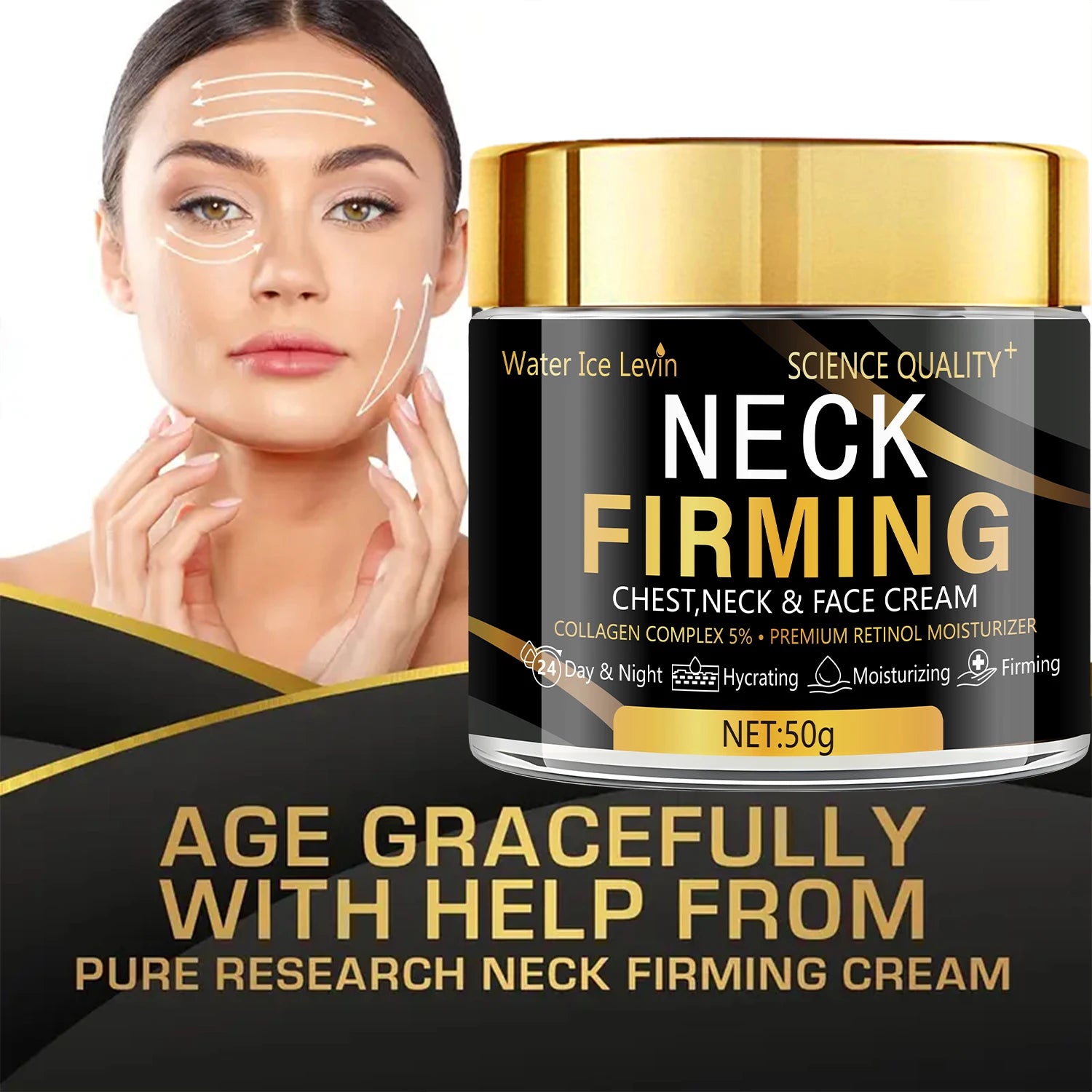Water Ice Levin Collagen Retinol Cream – Face, Neck & Chest Collagen Retinol Cream Oasis Select