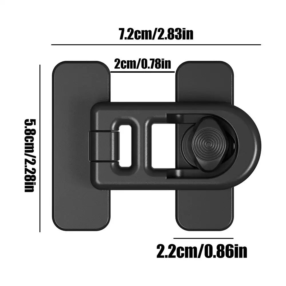 Fridge Child Lock Freezer Locks for Refrigerator Doors Oven Child Safety Lock Oven Baby Proofing Refrigerator Door Safety Locks Oasis Select Black