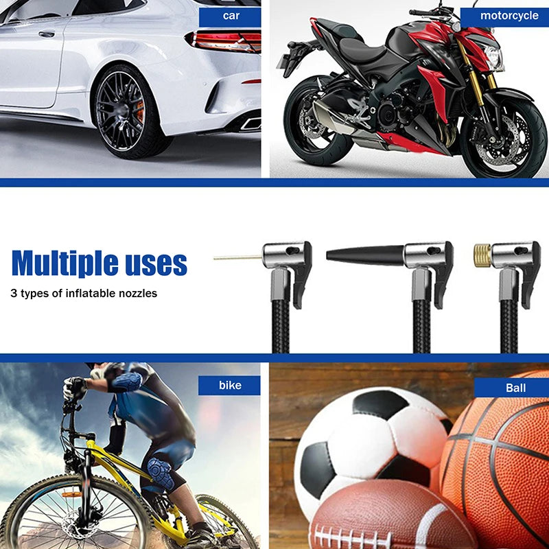 Portable Tyre Inflator Digital Air Pump, Cordless Air Compressor With LED Light, 150 PSI Rechargeable Tyre Pressure Pump Oasis Select