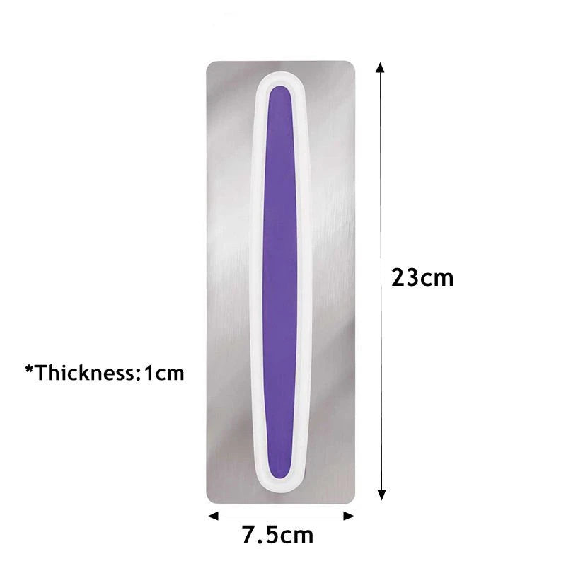 Stainless Steel Cake Scraper & Icing Smoother | Fondant Tool Cake Decorating Tool Oasis Select