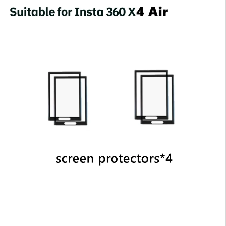 Insta360 X4 Air Accessories Kit – Screen Protector & Lens Guard