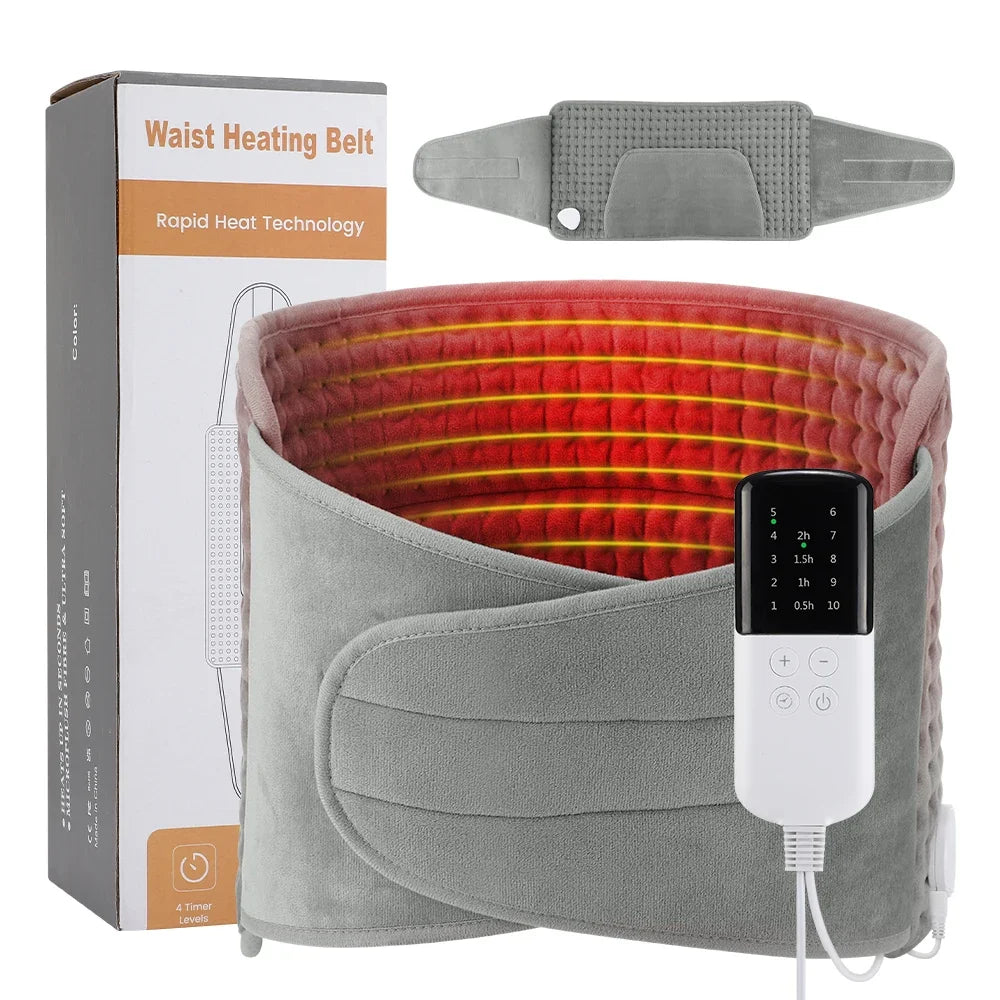 Electric Heating Waist Belt | 10-Level Heat & Auto Timer