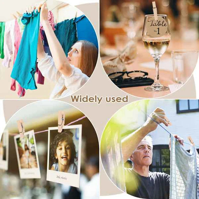 WISH Handy Laundry Clothespin Bag, Semi-Closed Canvas Clothespin Storage Hanger Bag, Hanging Storage Organizer Laundry Oasis Select