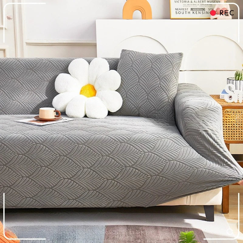 Elastic Sofa Cover All-season Anti-slip Anti-cat Scratch 360° Dust-proof and Beautiful Hair Cover Couch Cover Oasis Select