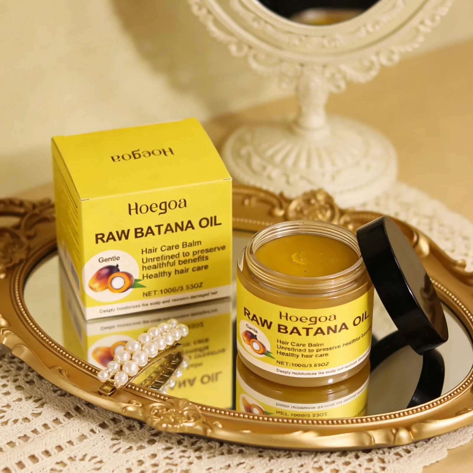 Hoegoa Batana Oil Hair Balm – Moisturizing Repair Serum 100g Hair Treatment Balm Oasis Select