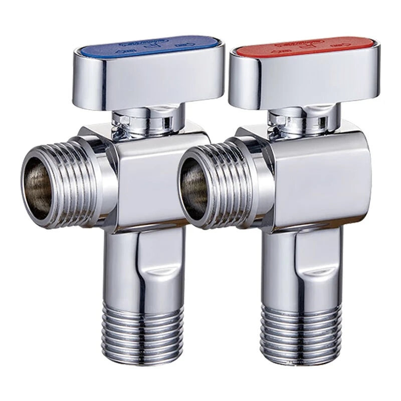 Brass High Flow Ball Valve Fully Open Ball Core Angle Valve Gas Water Heater Hot and Cold Universal 4 Points 6 Points Oasis Select