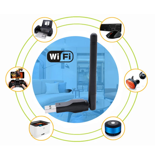 150Mbps Mini USB WiFi Adapter 2.4GHz Antenna 802.11n/g/b USB WiFi Adapter Oasis Select