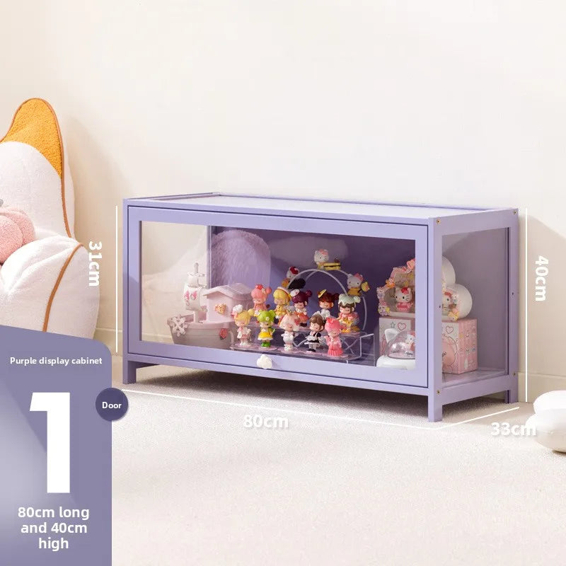 New Doll Storage Doll Doll Display Cabinet Transparent Shelf Display Box Baby Cabinet Pain Cabinet Rack Oasis Select Onefloor80