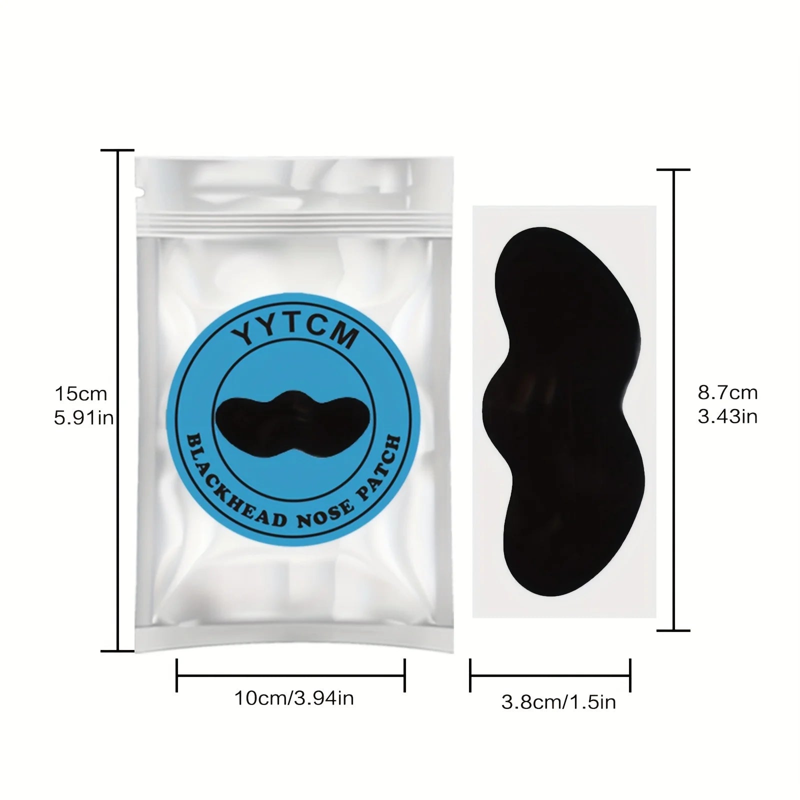 Witch Hazel Bamboo Charcoal Nose Strips – 30 Pack Nose Cleansing Strips Oasis Select