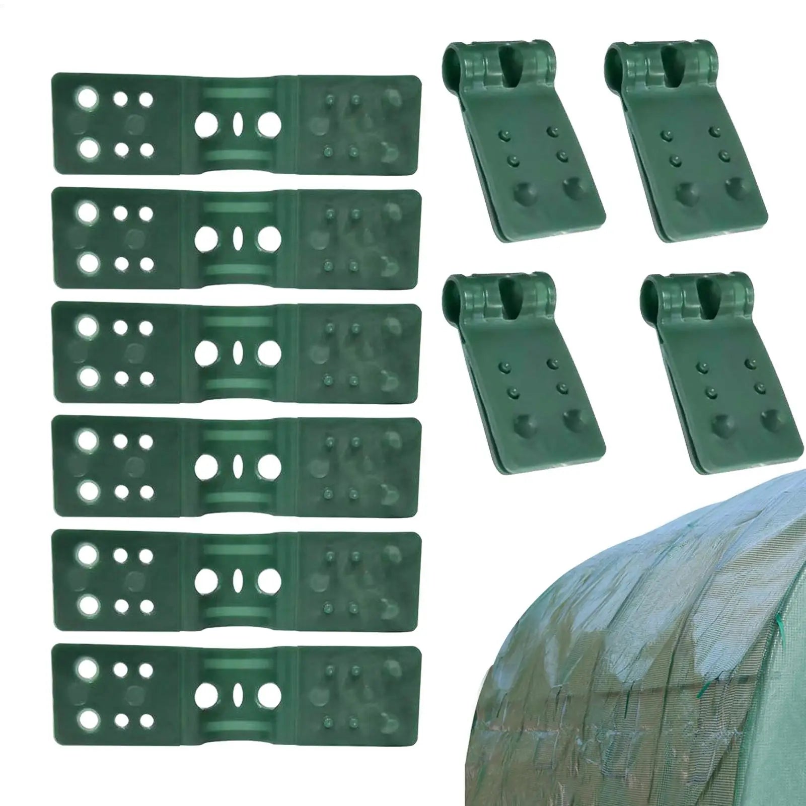 10Pcs Shade Cloth Clips Hooks Awning Plastic Clips Outdoor Shade Mesh Clip Shade Fabric Clamps Grommets for Net in Greenhouse Oasis Select