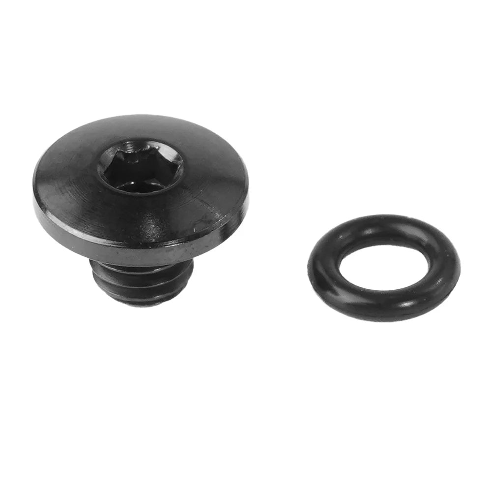 Bicycle M5 Titanium Hydraulic Disc Brake Screw Bike Bleed Screws Bolt With O-Ring Parts 9999999999999999999999999 Oasis Select 10mm