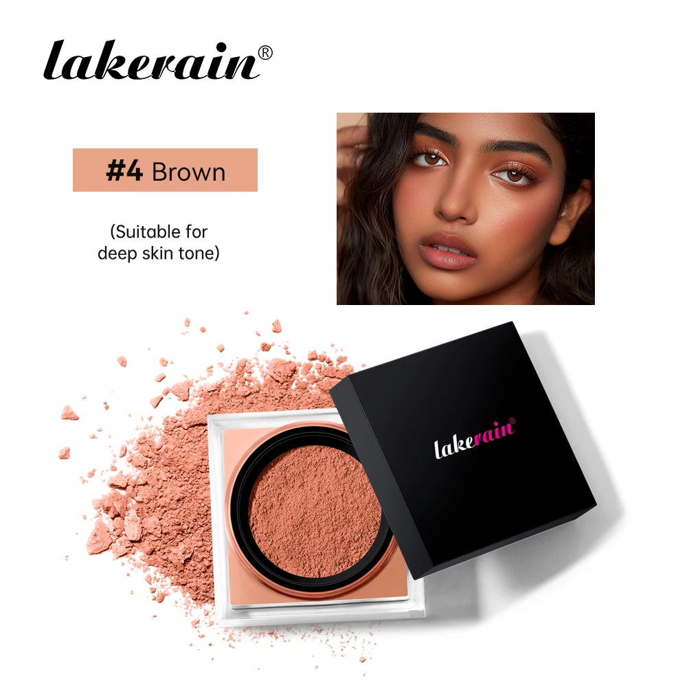 Loose Baking Setting Powder Long Lasting Oil Control Natural Face Matte Waterproof Brightening Loose Powder Makeup Cosmetics Oasis Select 04 Brown