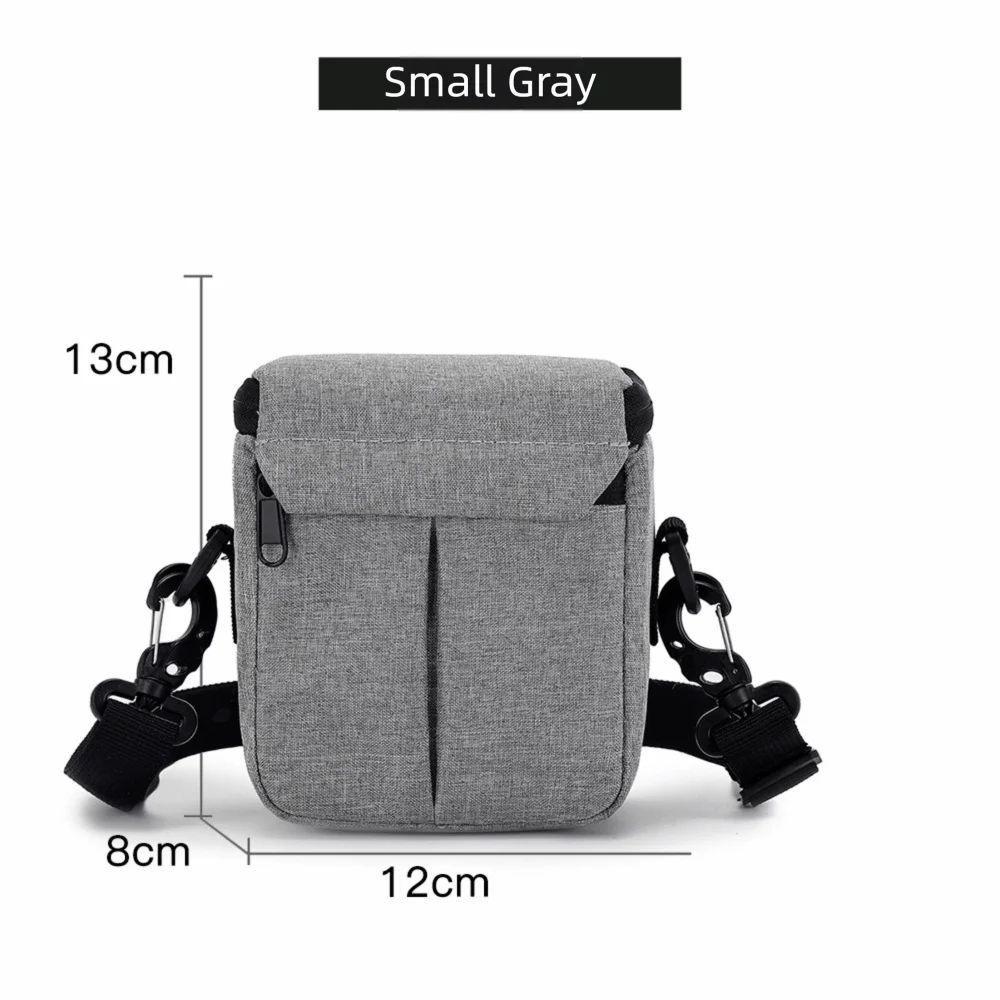 Protective Bag Camera Bags Single-Shoulder Waist Pouch DSLR Pouch Carring Case Lightweight Camera Lens Case For Photographic Oasis Select Grey small