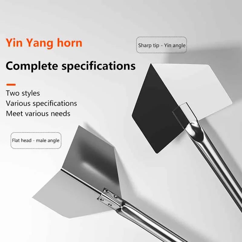 1/4Pcs Construction Tools Stainless Steel Putty Knife Drywall Scrapers Hand Tool Inside Outside Corner Scraping Puller Oasis Select