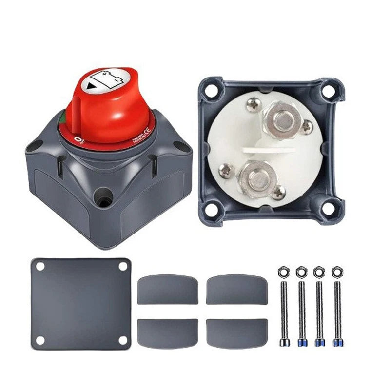 Marine Boat Car Battery Disconnect Switch 48V 24V 12V 2-Position Cut Off M10 275A Oasis Select