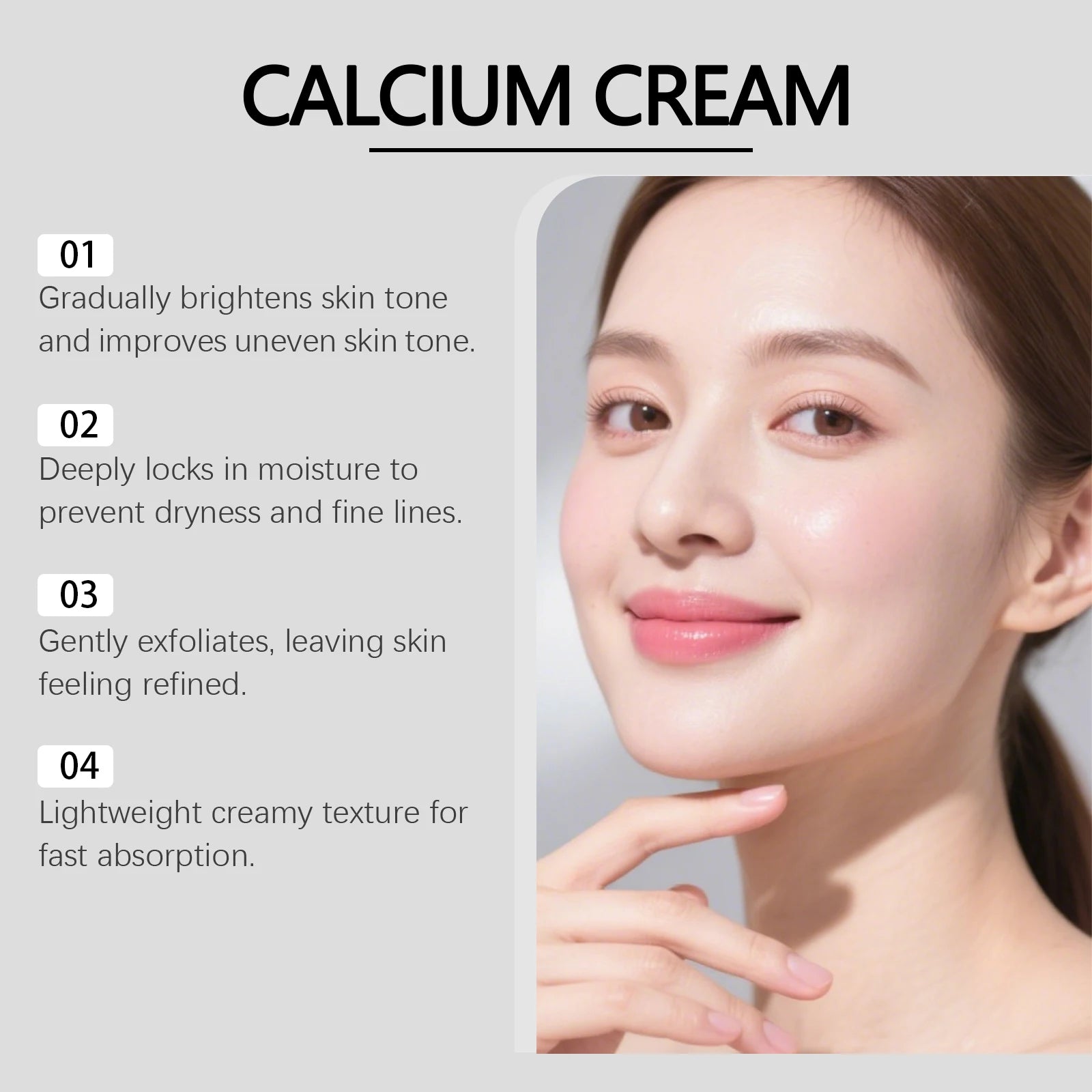 Hoygi Calcium Cream – Brightening, Spot Fading & Moisturizing Brightening Face Cream Oasis Select