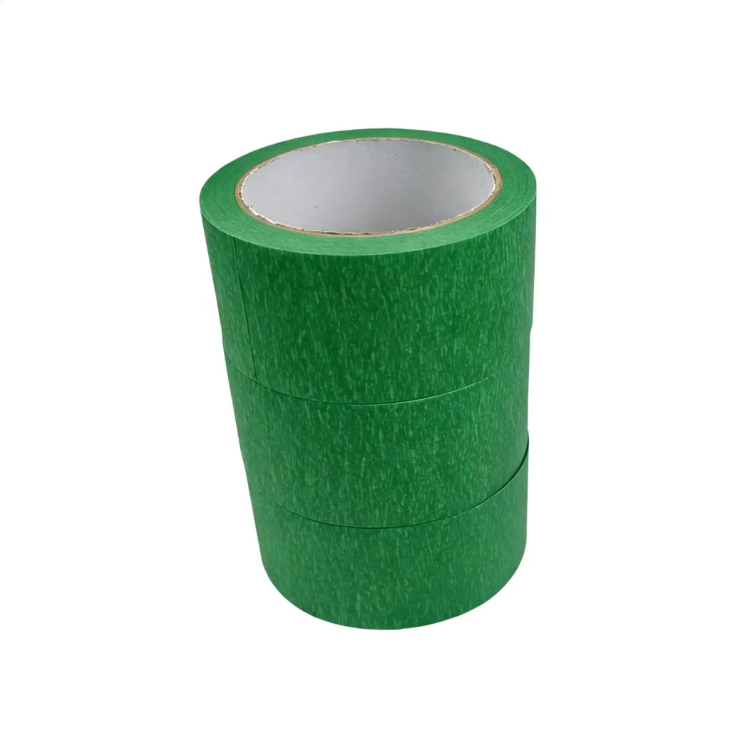 Green Painter's Masking Tape 3 Rolls – Clean Edge, Residue-Free