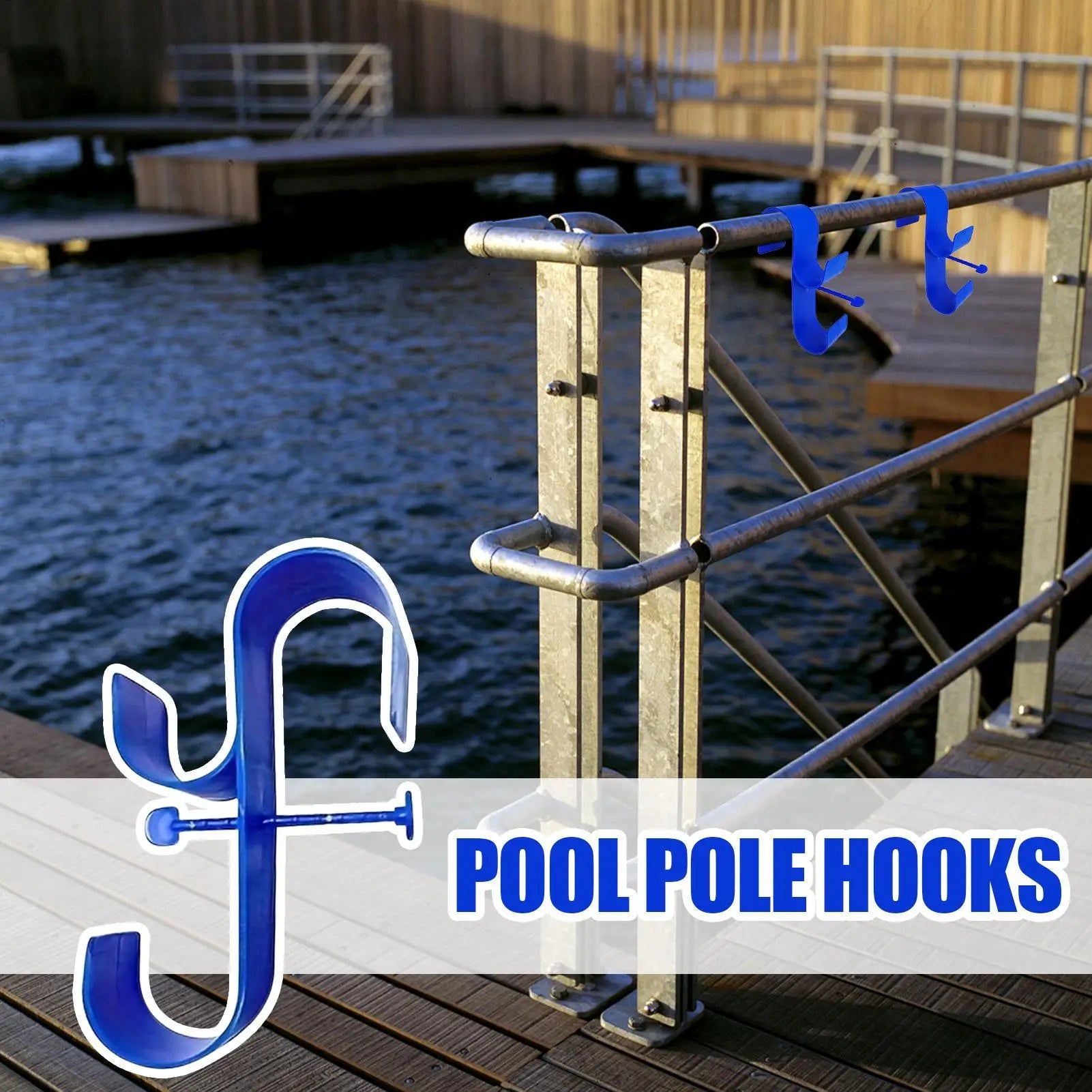 Pool Equipment Hooks Stable Adjustable Hose Hook Equipment Storage Ground Pool Pole Hange Swimming Pole Hooks Accessories Oasis Select