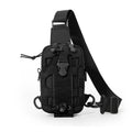Multifunctional Tactical Waist Bag Outdoor Hanging Bag Mobile Phone Crossbody Chest Bag Camping Cycling Water Bottle Carrier Oasis Select black