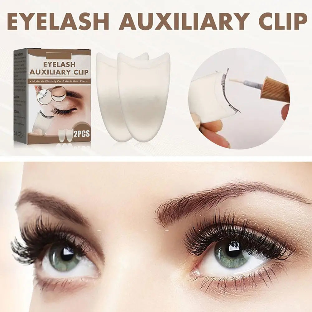 False Eyelash Aid Beauty and Makeup Tools Plastic Eyelash Curler Novice Adhesive False Eyelash Tool Tweezers Tool Oasis Select