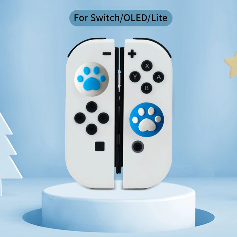 4-Pack Silicone Thumb Caps for Nintendo Switch & OLED Joy-Con