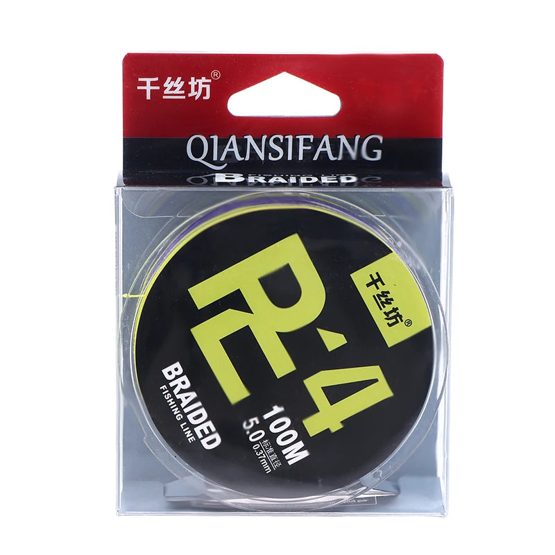 Roll Sea Fishing Line Strong 4 Strand Fishing Line 100M Braided Fishing Line Multifilament Line Carp Fishing Cord Fishing Thread Oasis Select 50 4Strand