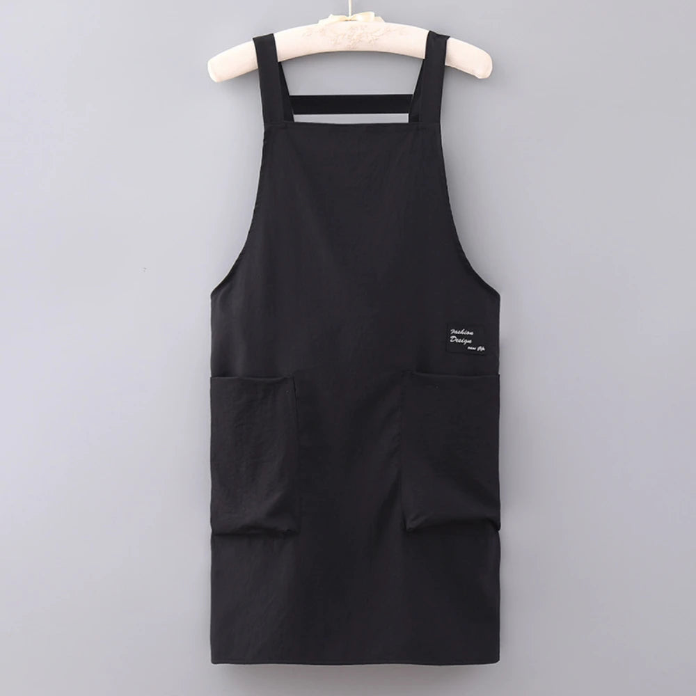 Household Apron Men Women Japanese Apron Barber Coffee Workwear Oil-proof Waterproof Restaurant Waiter Kitchen Cooking Apron Oasis Select