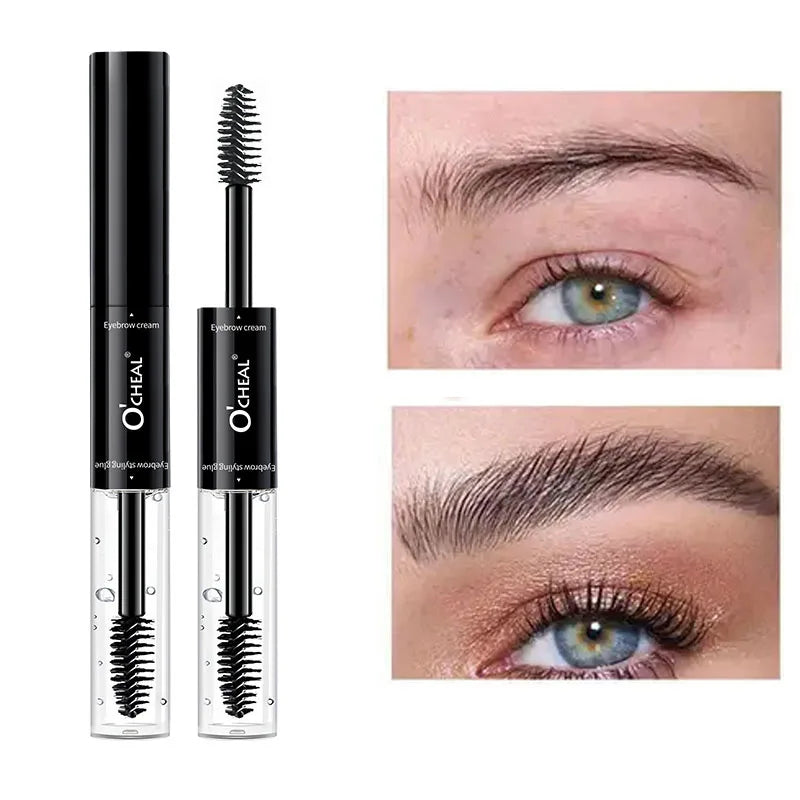 Dual-Head Waterproof Eyebrow Dye – Natural 3D Brow Cream Eyebrow Dye Cream Oasis Select