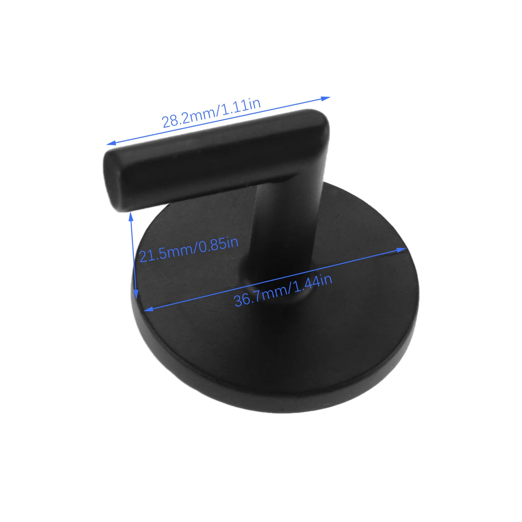 2pcs Alloy Wall Hooks,Retro Decorative Black for Hanging Coats Jewelry Keys Home Bathroom Bedroom Wide Application,Easy Install Oasis Select