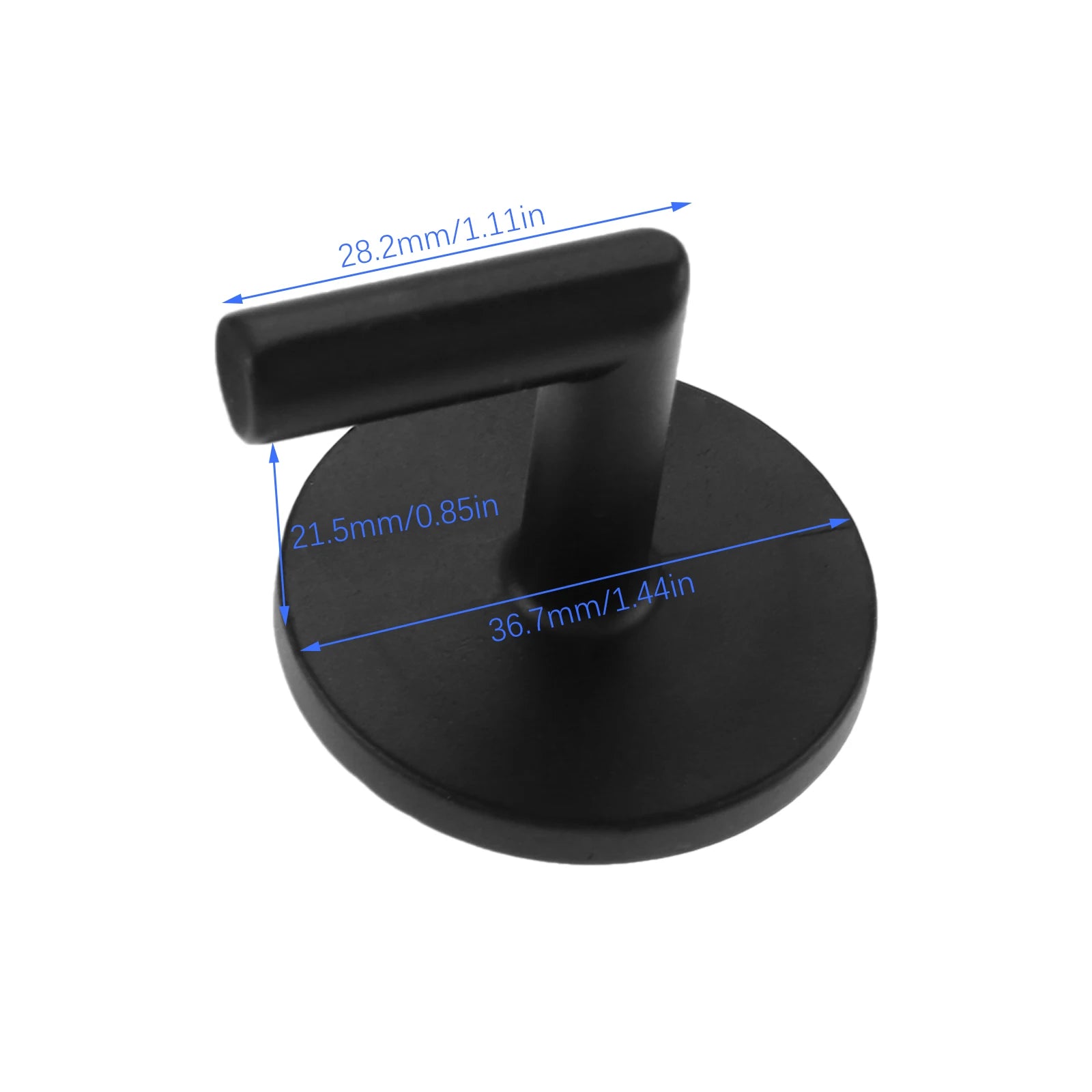 2pcs Alloy Wall Hooks,Retro Decorative Black for Hanging Coats Jewelry Keys Home Bathroom Bedroom Wide Application,Easy Install Oasis Select