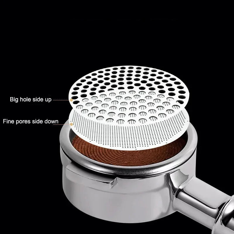 Coffee Secondary Water Separator Stainless Steel Coffee Machine Handle Water Separator Sintered Mesh Filter Filter Screen Oasis Select