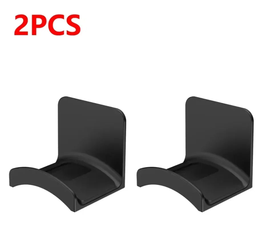Headphone Bracket Swivel Mounted PC Gaming Headset Stand Holder Under Desk Hanger Hook Earphones Display Stand With USB Ports Oasis Select 2PCS Black