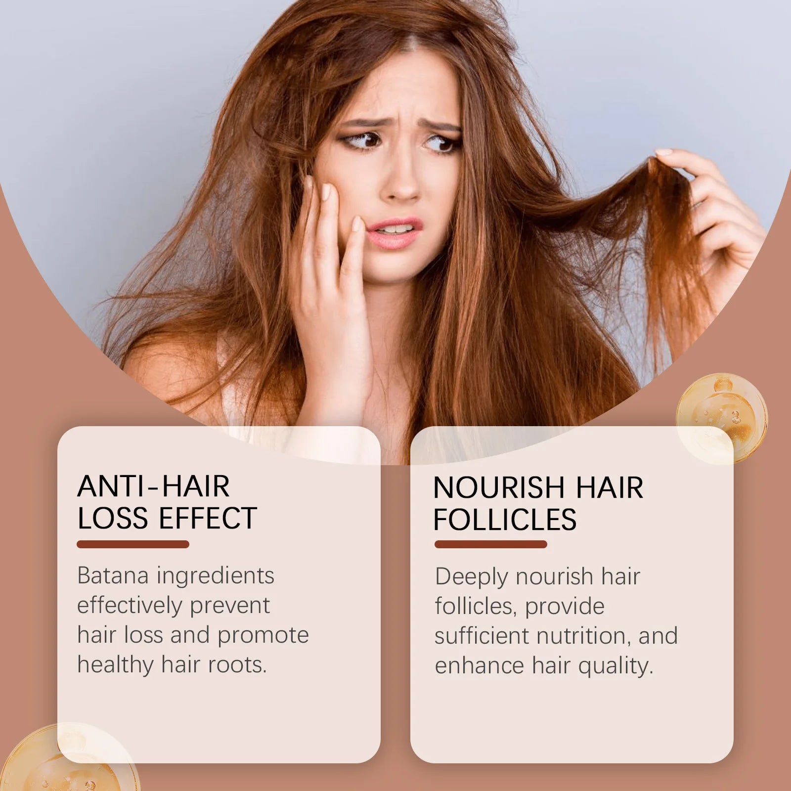 Hoegoa Batana Hair Growth Cream Repair Damaged Scalp Massage Deeply Cleansing Mask Healthier Roots Hair Nourishing Conditioners Oasis Select