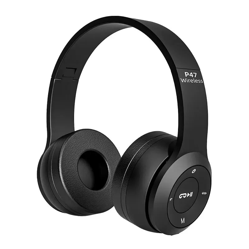 Stereo P47 Headset 5.0 Bluetooth Headset Folding Series Wireless Sports Game Headset for iPhone XiaoMi Oasis Select