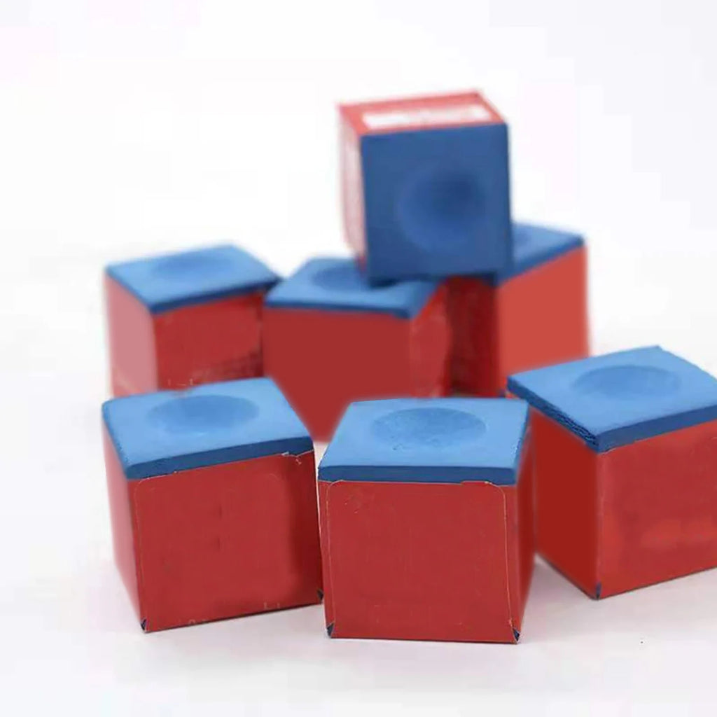 12pcs Pool Cue Chalk Cubes For Pool Billiards Snooker Cue 23*23*22.6mm For Table Billiards Club Replacement Accessories Oasis Select