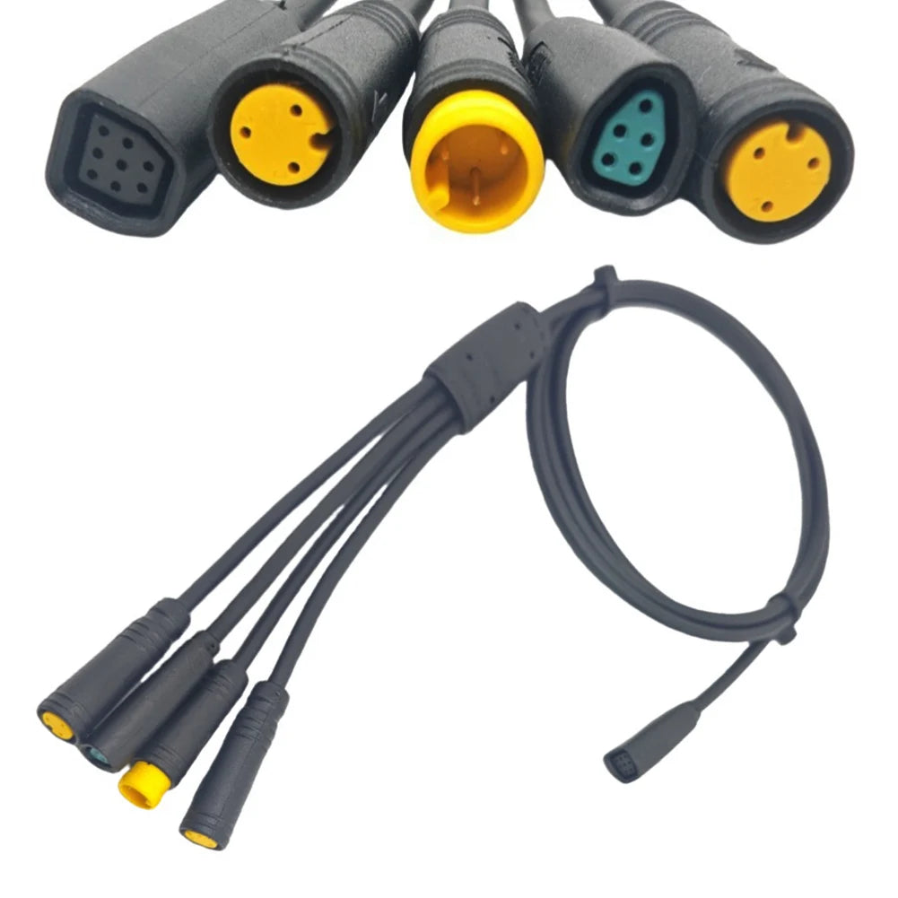 120cm Long Bicycle Cable Ebike Main Cable 3PIN Connection 5PIN Connection 8PIN Connection Flexible Installation Oasis Select A
