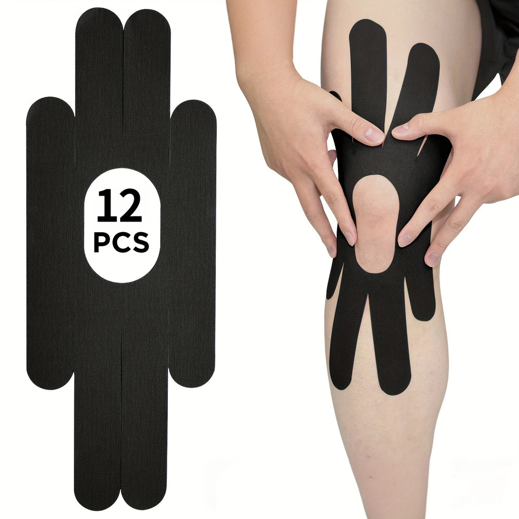 12-piece K-gel knee pad set, knee joint enhancement accessory, suitable for hiking and running - OK tape Oasis Select