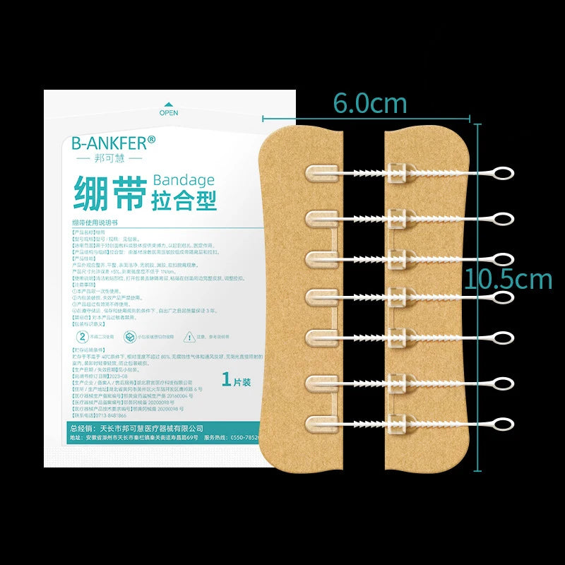 Zipper Wound Closure Patch – Hemostatic No-Suture Bandage