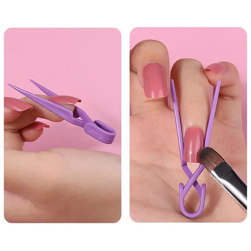 Nail Polish Finger Protector Clips – 10pc DIY Nail Art Shield Nail Art Accessory Oasis Select