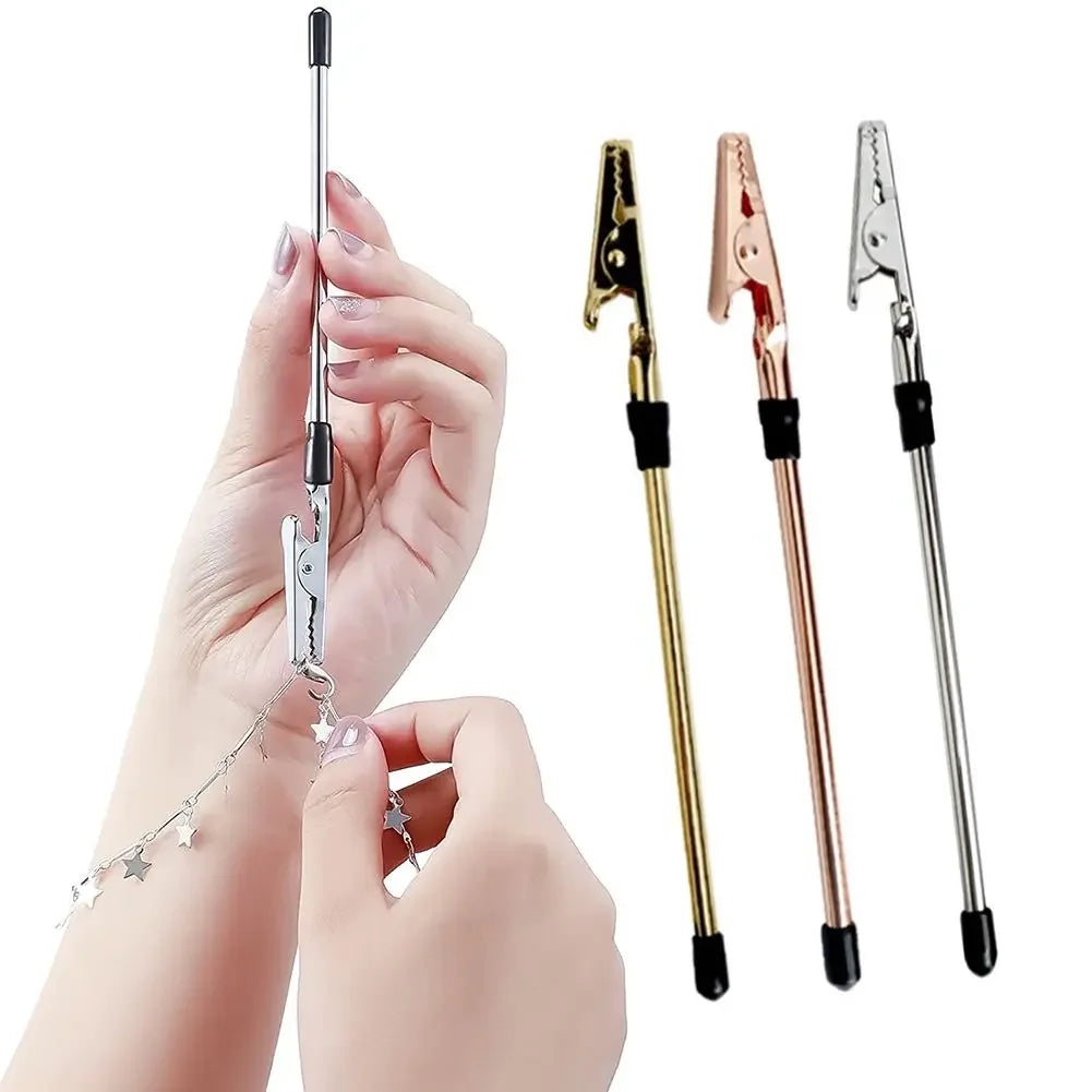 Bracelet Tool Jewelry Helper Plier Clip Equipment For DIY Necklace Watch Clasps And Closures Making Supplies Manufacturing Kit Oasis Select