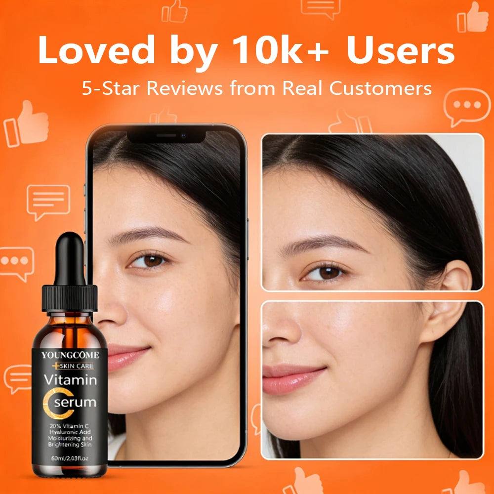 Vitamin C Serum with Hyaluronic Acid – Glow & Firm Skin