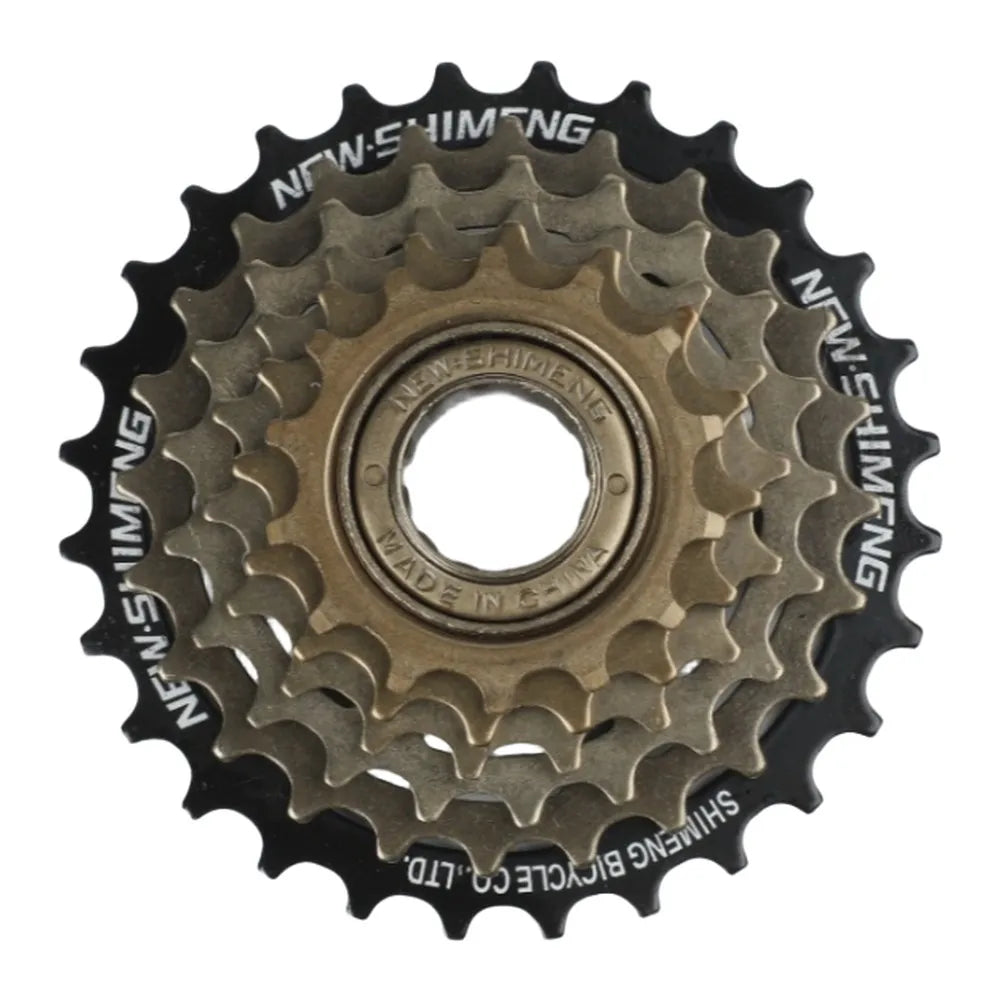Bike Screw On Freewheel 6/7/8 Speeds Freewheel 13/14-28T SprocketScrewOnFlywheel For-Shimano PositionBicycleParts Oasis Select 6 speed Black